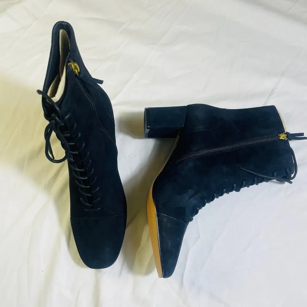 NWT J. Crew Suede Lace Up Boots